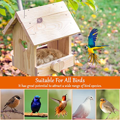 Image of Sukh Bird Nesting Material - Bird Nests Bedding Hummingbird Nesting Material Mixing Canary Nesting Material Finch Nesting Material Parakeet Nesting Materials for Cage,Gardens,Tree Trunks (3)