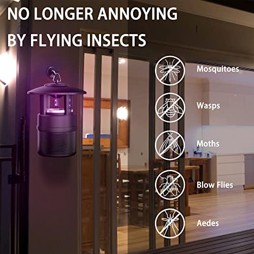 Fieemoo Large Outdoor Bug Trap, Mosquito & Flying Insect Trap Kills Flies, Moths, Wasps, Gnats, Stink Bugs & Other Flying Insects Protects Up To 1/2 Acre #TOP6