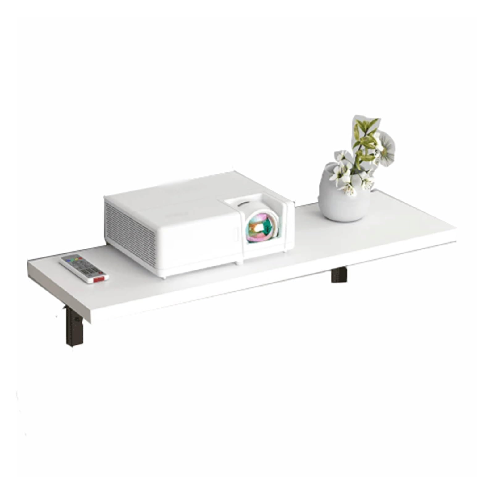 Cjhfr472sg White Projector Stand Projector Mounts, Wall-Mounted Shelves, Home Storage Racks Projector Mount(,Small)