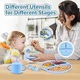 Zoom IMG-1 silicone baby feeding set bpa
