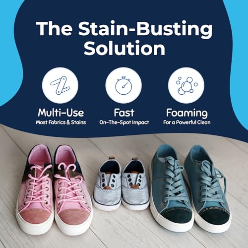 Image of Miss Mouth's Messy Eater Stain Treater and Messy Steppers Shoe Cleaner Magic Duo - Stain Remover for Clothes, Carpet, Upholstery and Shoe Cleaner for Sneakers, Leather, Cloth, Mesh