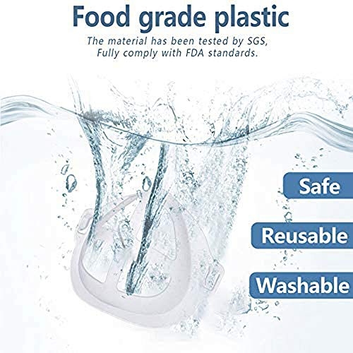 F Fityle Estrutura de Suporte Interno Do Suporte para Máscaras Faciais 3D Espaço para Respirar Na Bo