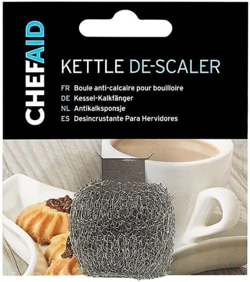 3xChef Aid Stainless Steel Doughnut Kettle Descaler, Silver Amazon.co