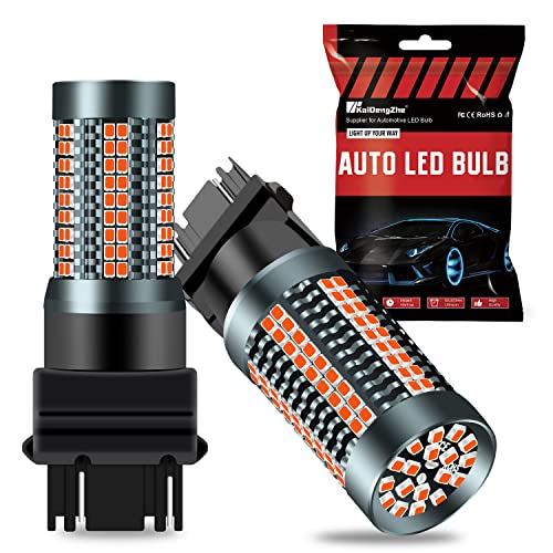 KaiDengZhe 3157 LED Bulb for Brake Light, 2024 Upgraded 3020-126SMD White 3200LM 9W for 3056 3156 3057 4157 T25 LED Bulb Replacement Backup Tail Brake Parking Lights and DRL-2PCS