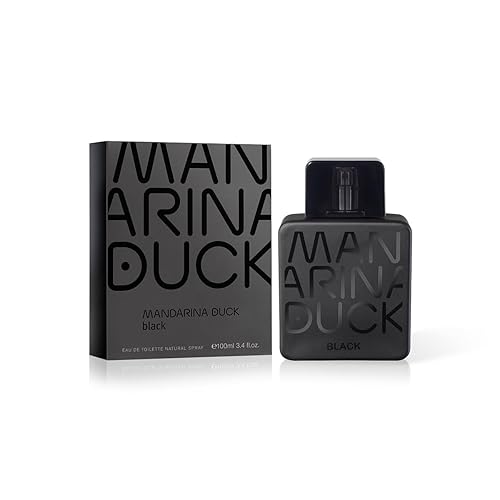Mandarina Duck Black Eau De Toilette Spray para hombre, 3.4 onzas