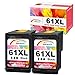Remanufactured Ink Cartridge Replacement for HP 61xl (2 Black) 2 Pack