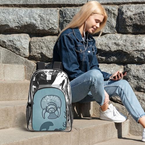 Sac à livres transparent et résistant waterproof avec imprimé graphique - 6