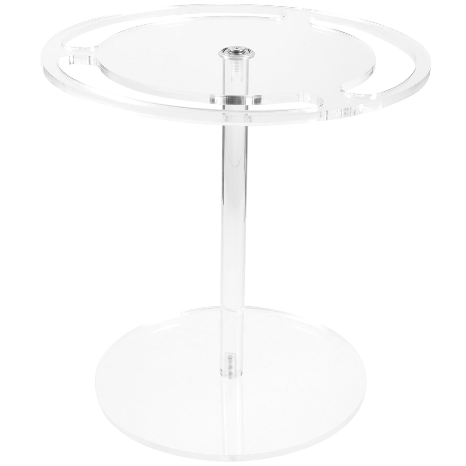 PRETYZOOM Sleek Sunglass Stand Eyewear Organizer Rack Acrylic Display 360 Rotation