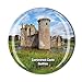 Zamek Caerlaverock Dumfries Szkocja Wielka Brytania Magnes na lodówkę Pamiątkowy Prezent Lodówka Naklejka magnetyczna