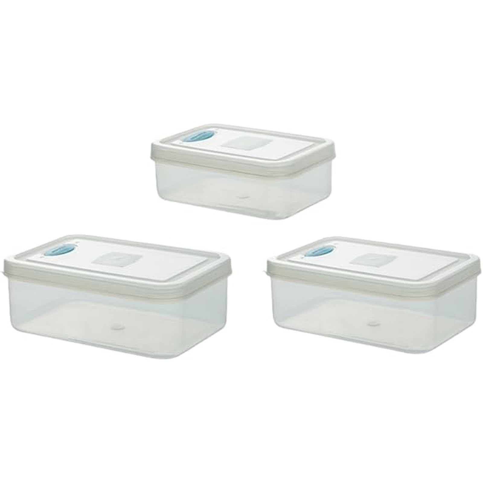 Amazon｜ノーブランド品&セーブ 真空プラスチックコンテナ 3サイズ