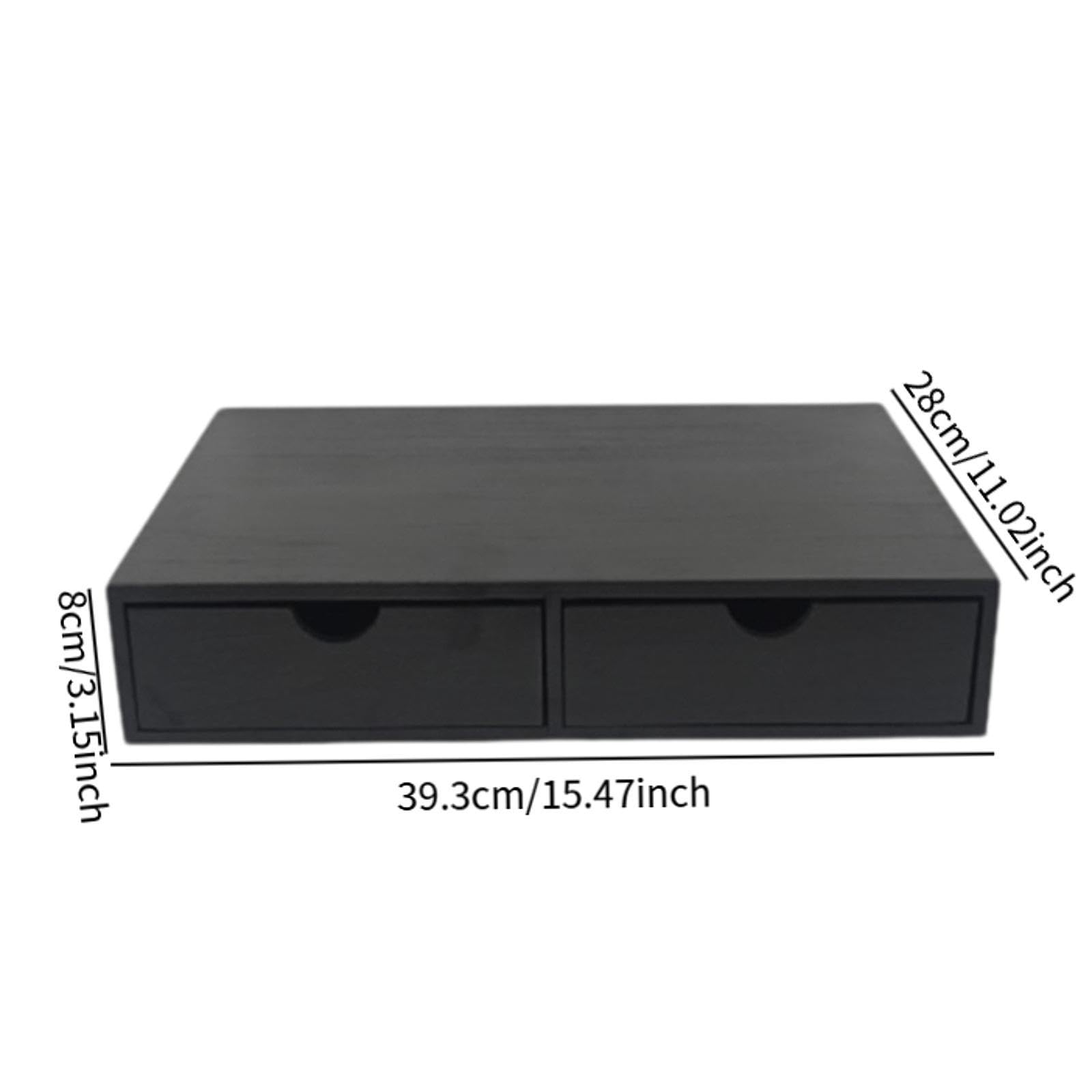 Multifunktionale Aufbewahrungsbox für Kaffeekapseln Aus Holz, Ideal Als Organizer für Kaffee Und Tee, Espresso Zubehör für Bar Und Zuhause, Schwarz