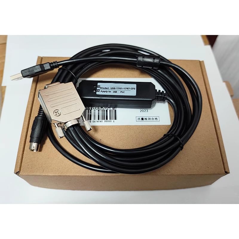 USB-1761-1747-CP3 Applicable PLC Communication Cable Programming Cable Download Cable Data Cable Debugging Cable 3 meters