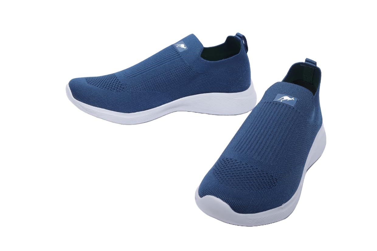 JOE POLLEN Mens Comfortable Stylish Slip-On Casual Shoes for Runing, Walking, Gym, Outdoor - Blue (B0D2TTWQCY) Amazon Price History, Amazon Price Tracker