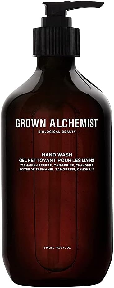 Hand Wash: Tasmanian Pepper, Tangerine, Chamomile. Gentle Hand Wash that Hydrates and Cleanses Skin, 16.9 Ounce (500ml).
