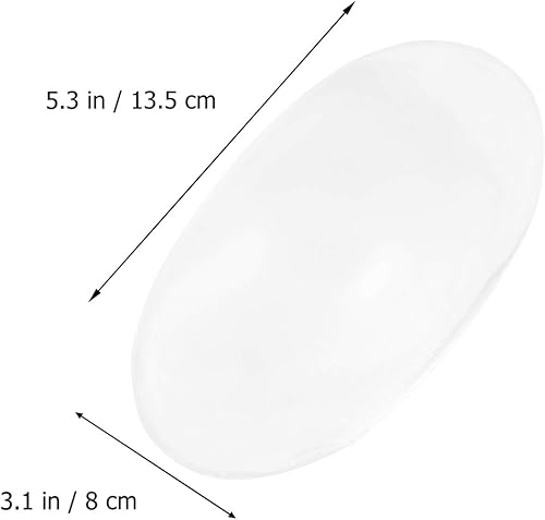 Miniatura 7 de 2 pares de almohadillas de hombro adhesivas de silicona para mujer, almohadillas de hombro antideslizantes, accesorios de silicona (transparente,