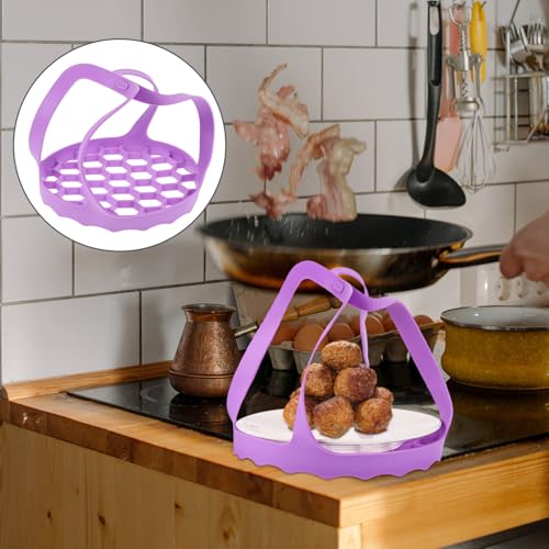 EXAOMBLE シリコン製折りたたみ野菜バスケット ハンドヘルド蒸し器 効率的水切りキッチンストレーナー 省スペース収納 持ち運び簡単