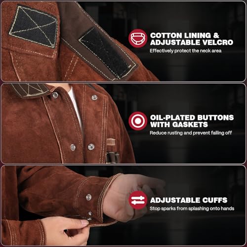 ARCCAPTAIN Leather Welding Jacket