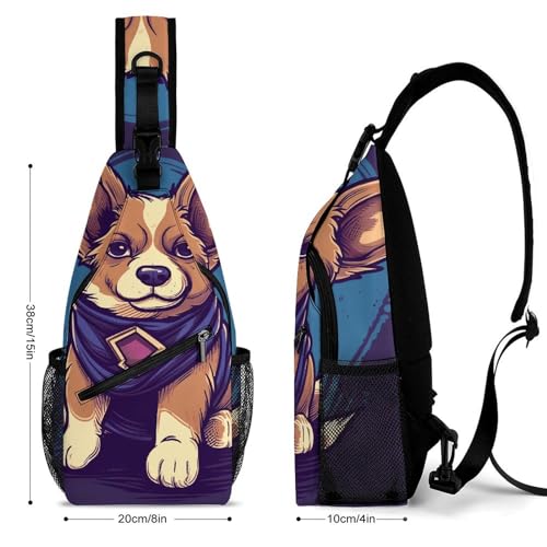 Mochila bandolera deportiva casual para viaje y senderismo miniatura 2
