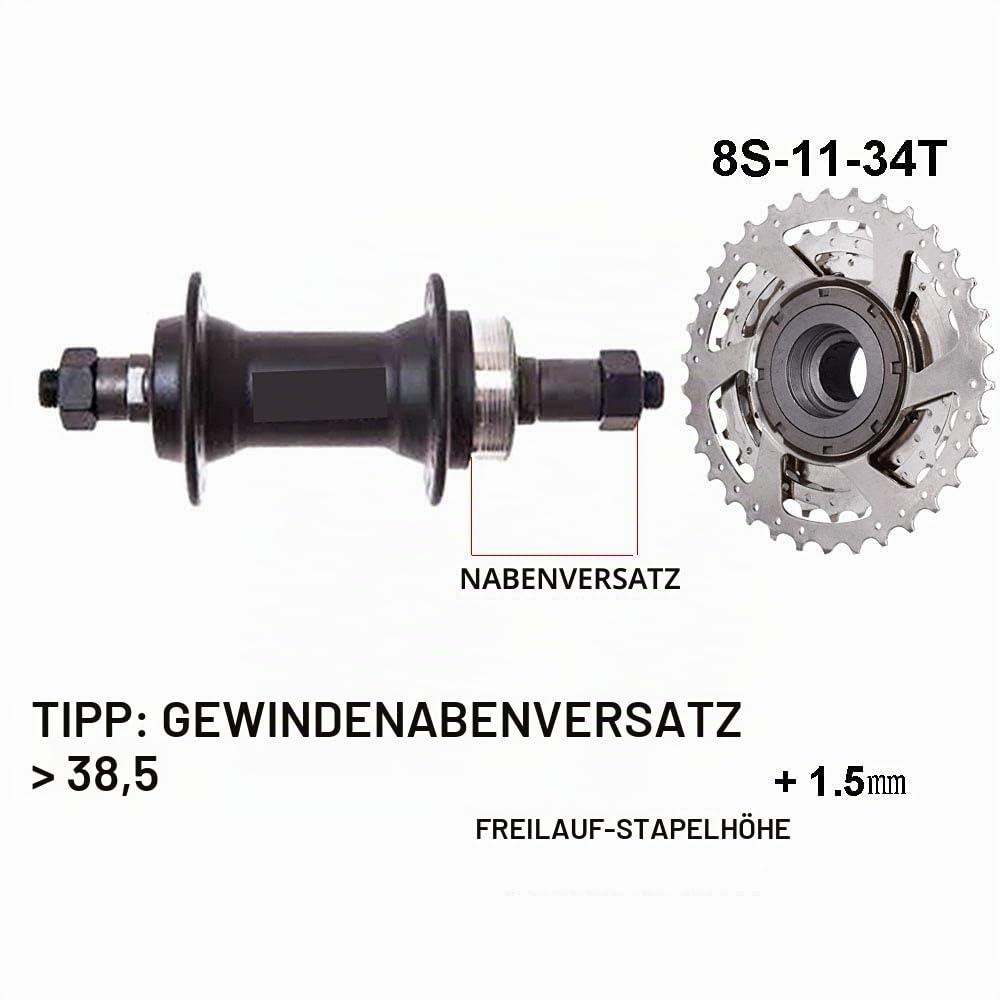 Drift MANIAC 8 Speed Freewheel 11-34 11-32 13-28 13-32 Epoch E-Bike Sprocket 8spd