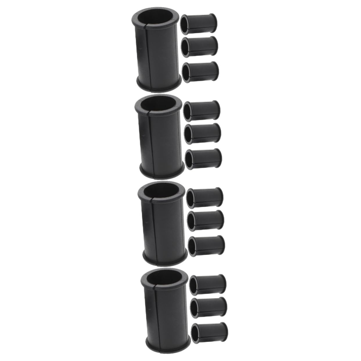 UKCOCO 4 Set Di Manicotti in Gomma Per Microfono Per Fotocamera Distanziatori Per Microfono Parti Per Microfono 4 Pezzi*4