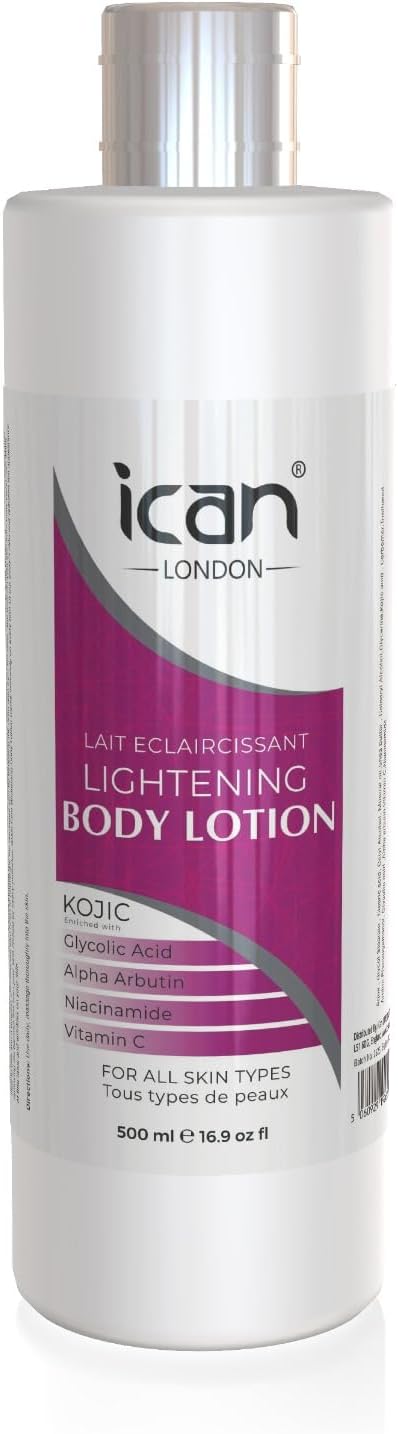 Kojic Lightening Body Lotion Enriched With Glycolic Acid, Niacinamide & Vitamin C 500ml