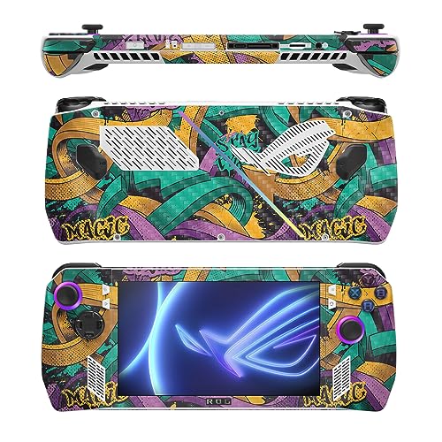 Image of MightySkins Skin Compatible with Asus ROG Ally - Puppy Fall | Protective, Durable, and Unique Vinyl Decal wrap Cover | Easy to Apply, Remove, and Change Styles