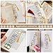 Luvsweets UV DTF Bookmark Wraps - 24 Sheets Vintage Reading Books UVDTF Decals for Acrylic Bookmark Blanks, Flower Cat Double-Sided Printing Rub on Transfer Stickers for Book Lover DIY Crafts Gift