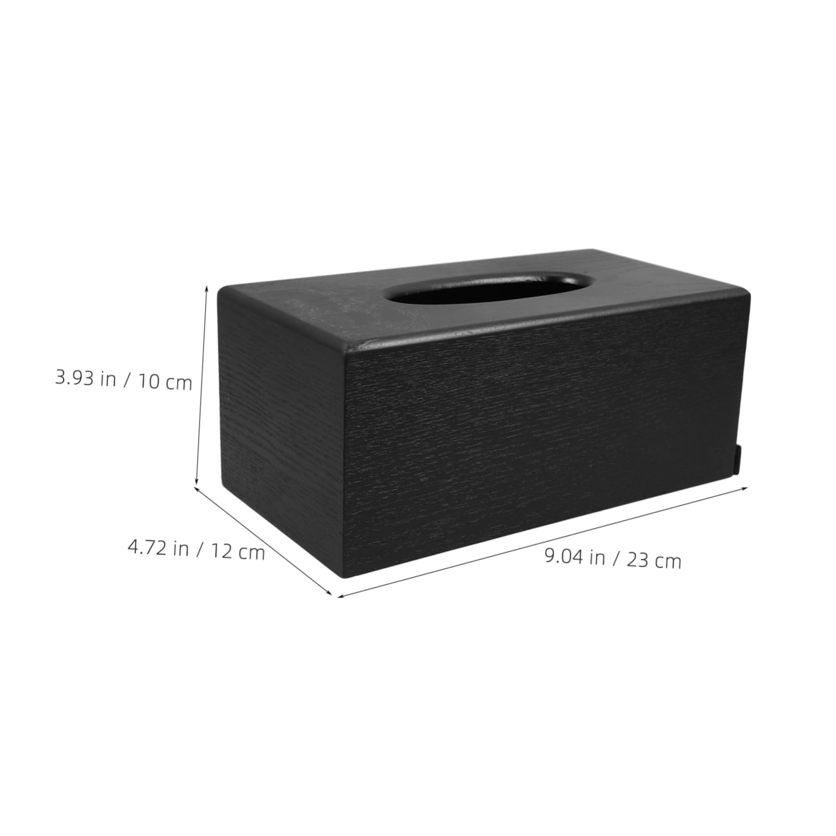 MUCKLILY Box Wooden Tissue Holder Box for Home Office Vintage Towel Container Stylish Desktop Napkin Dispenser Suitable for Living Hotel Cafe Decor