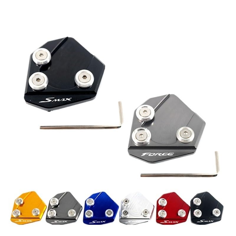 Support béquille latérale FORCE155 extension CNC pour moto SMAX155 - 2