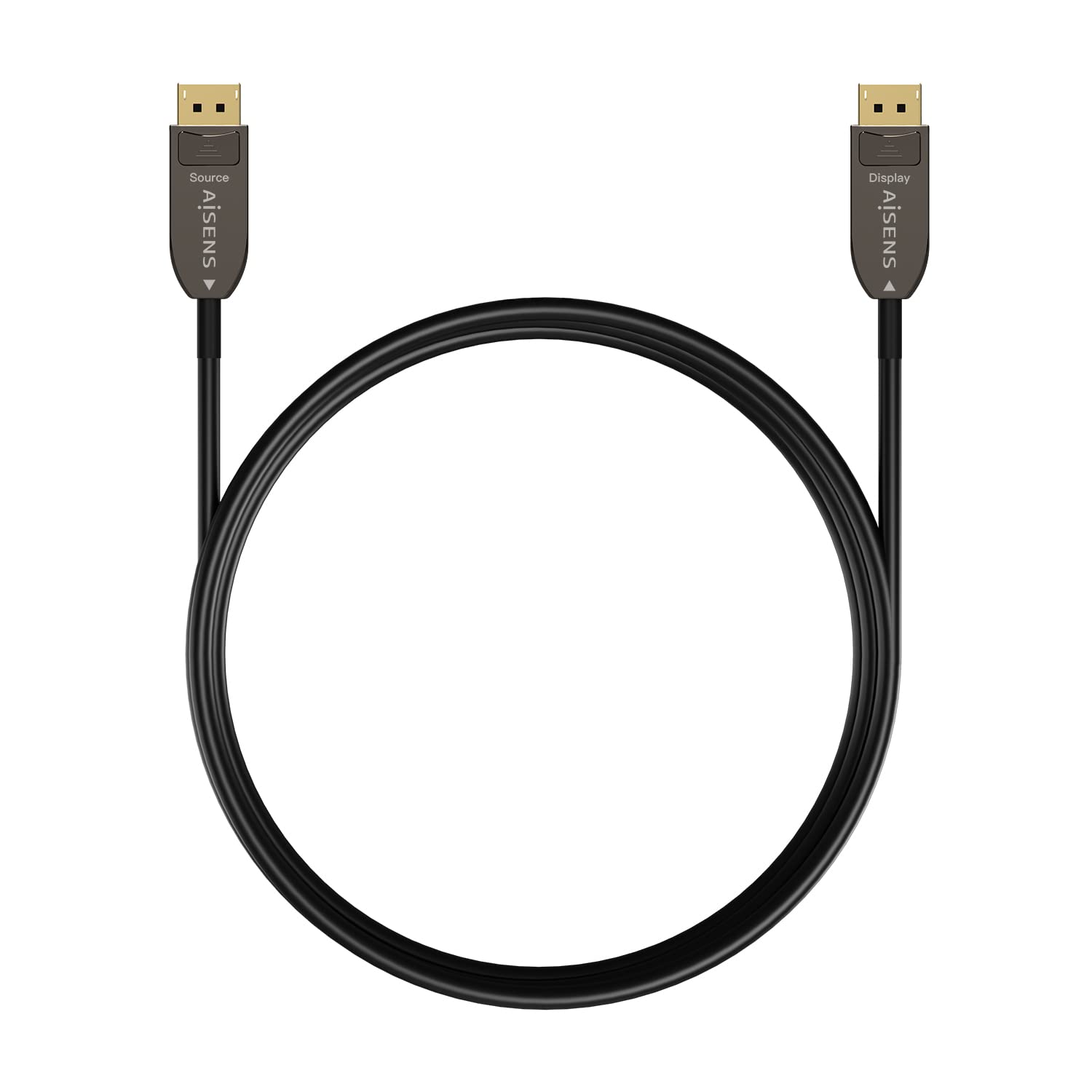 AISENS CABLE DISPLAYPORT 1.4 8K A155-0606 DISPLAYPORT MACHO DISPLAYPORT MACHO 10M NEGRO