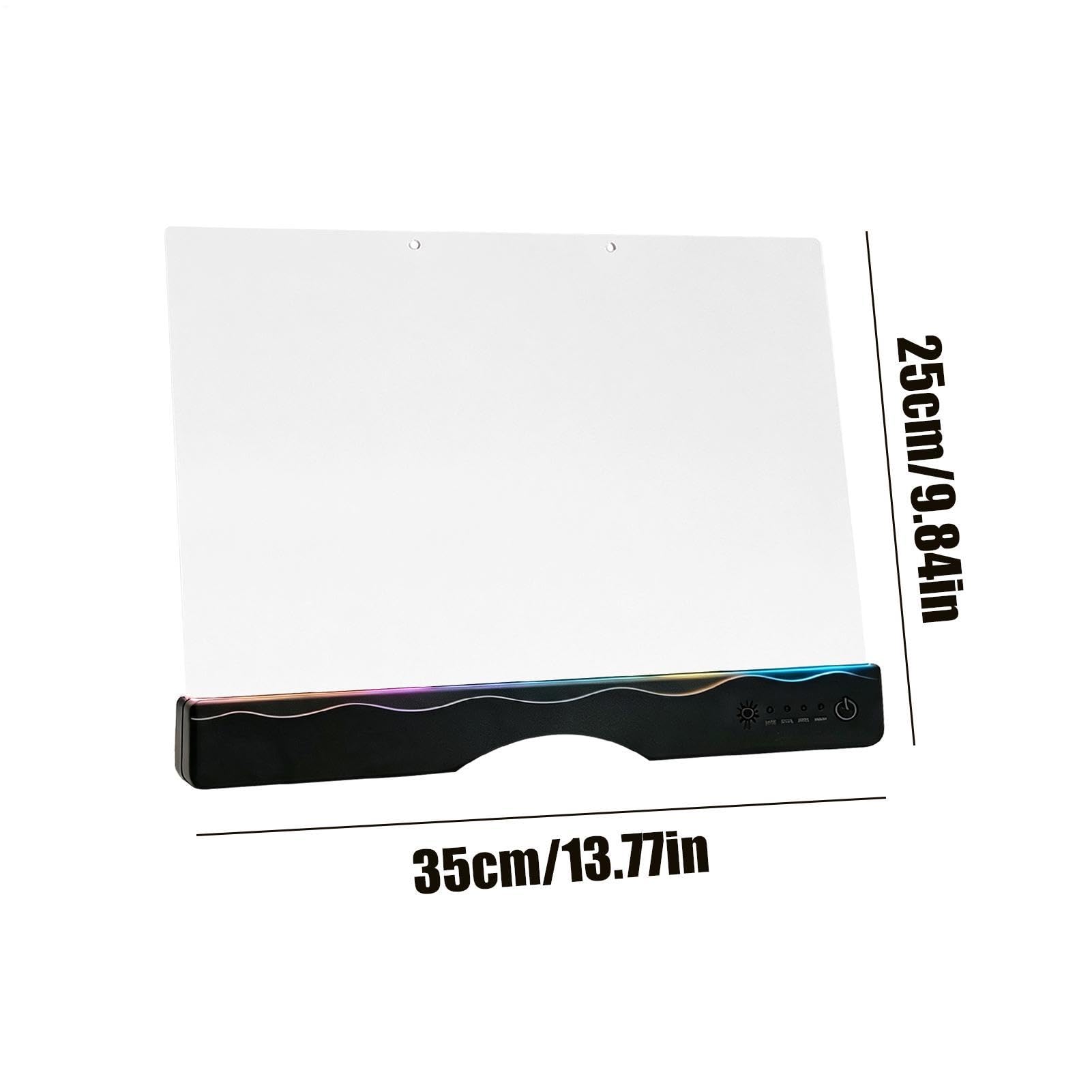 Pizarra de dibujo LED portátil para niños Tableta de Escritura Recargable | Tablero de Mensajes LED con 13 Efectos para Avión Coche Viajes Hogar Aula Escuela Niños y Niña