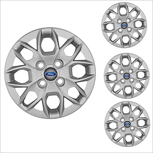 Jogo Calota Aro 14 Ka Hatch Sedan 2015 à 2018 Ford + Emblema Resinado