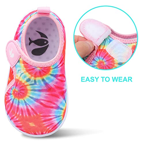 Image of FEETCITY Boys Girls Water Shoes Kids Aqua Socks Quick Dry Barefoot for Beach Swimming Pool
