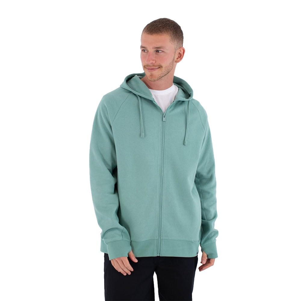Hurley Mens Hoodie - Low Tide Sweatshirt, Broken Jade, S EU