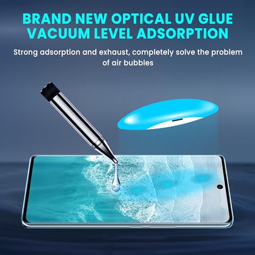 Image of FIRST MART Tempered Glass for Vivo V30, Vivo V30 Pro and V30e 5G With UV Installation Kit | Military-Grade Gorilla Screen Protector and Cable Guard | Edge to Edge Coverage | Crystal Clear