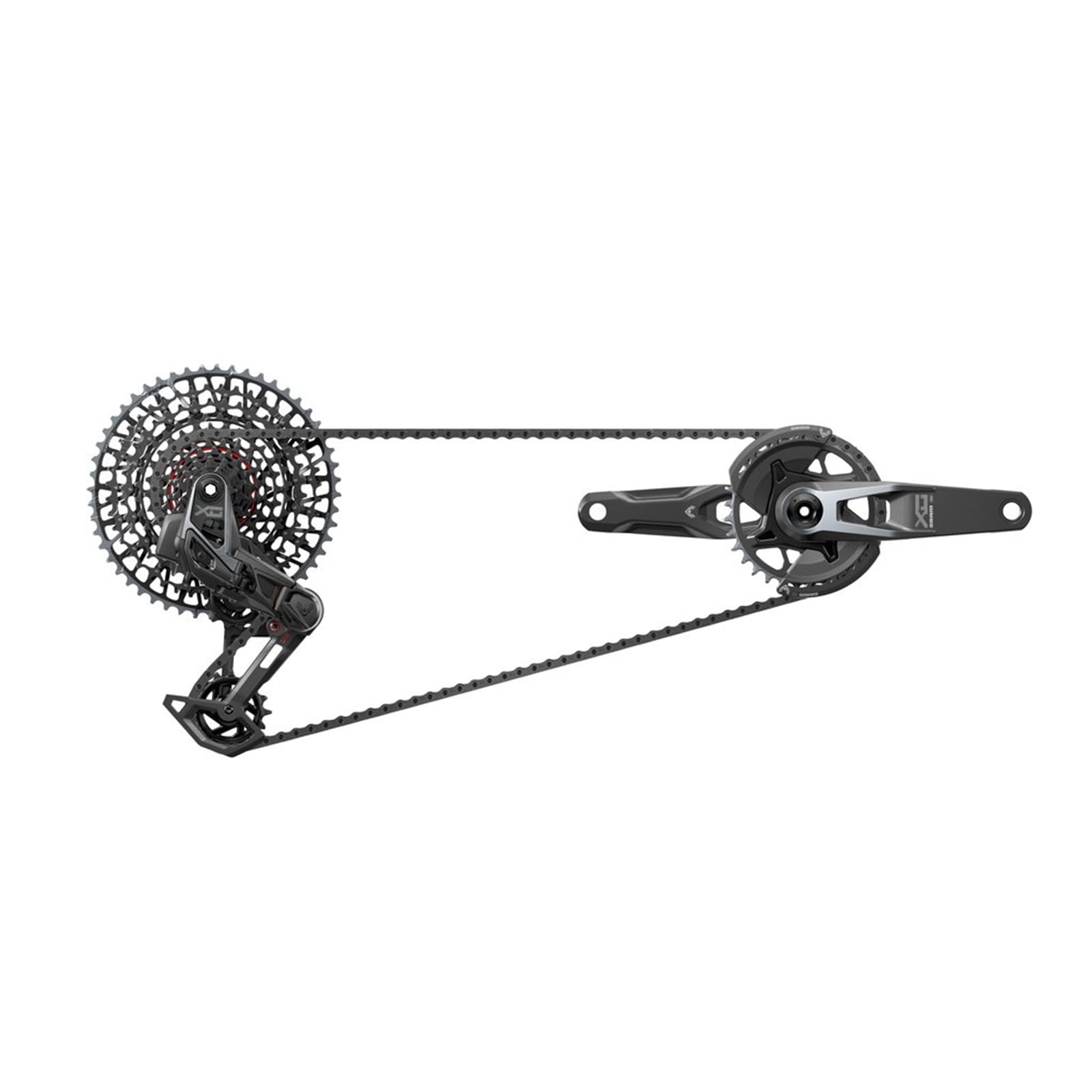 SRAM AXS T-TYPE XO アルミクランク170mmSet Amazon.com : SRAM X0 T-Type Eagle Transmission Groupset V2 - 170mm