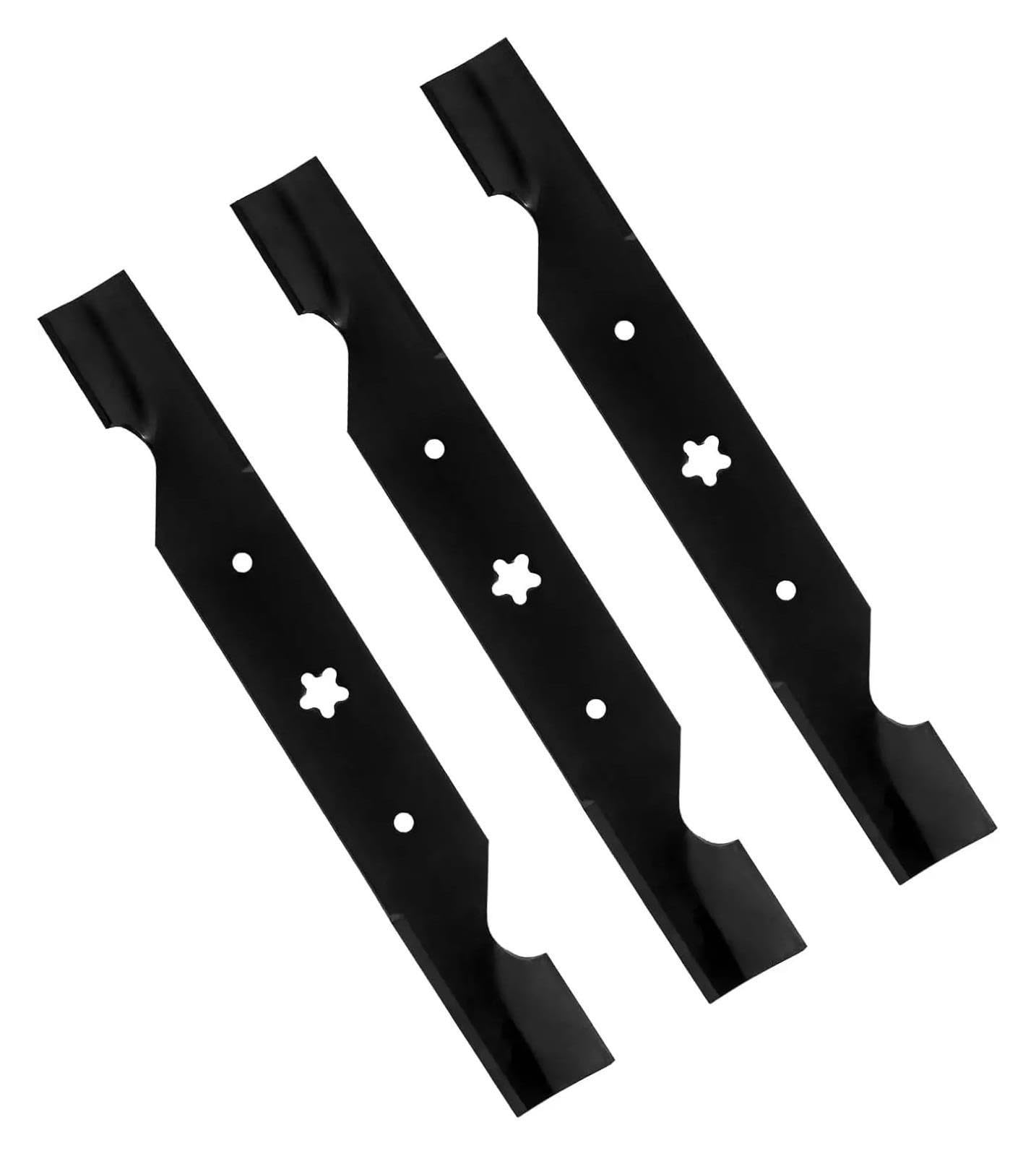 187256 Cuchillas De Elevación Media para Cubierta De 54 ", 187254 Cuchillas para Cortacésped, Compatibles con Husqvarna, GTH26K54T MZ5424S RZ5424 Cuchilla para Cortacésped