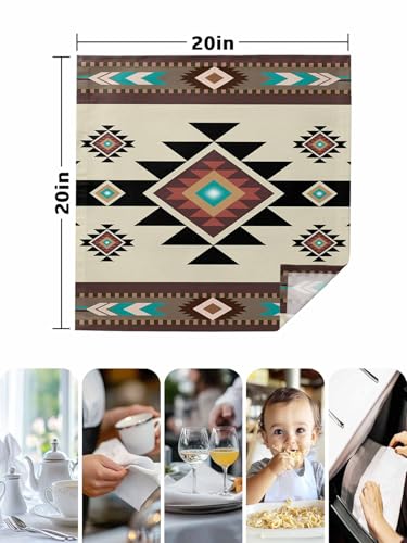 Servilletas de Tela Multicolor Set de 6 50.8x50.8 cm miniatura 5