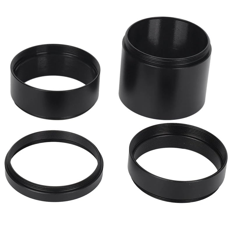 AMNOUR 2 Inch M42 Extension Tube Kit 5/10/15/30Mm M42X0.75 On Both Sides for Astronomy Professional Telescope Astrophotography