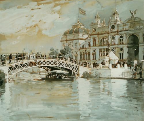 Childe Hassam affiche peinture sur toile vintage impression 60x50