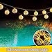 Goodia 30 LED String Lights Indoor, String Lights Bedroom 10.49Ft Moroccan Battery Powered String Lights Diwali Decorations for Home,Wedding Party,Christmas,Home Decor,Indoor Outdoor,Warm White