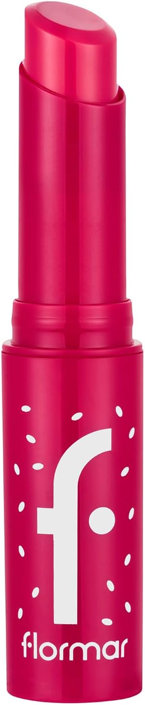 Flormar Lip Balm – 003 Strawberry – Moisturizing Lip Balm, Softening Care, Smooth Finish