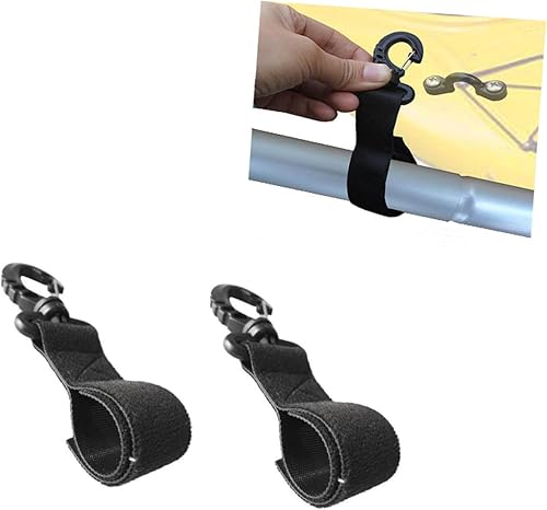 Unomor 8 uds. Guantes de mano para bote, accesorios de pesca, gancho de kayak, hebillas de aparejo, suministros de barco, canoa, cuerda de