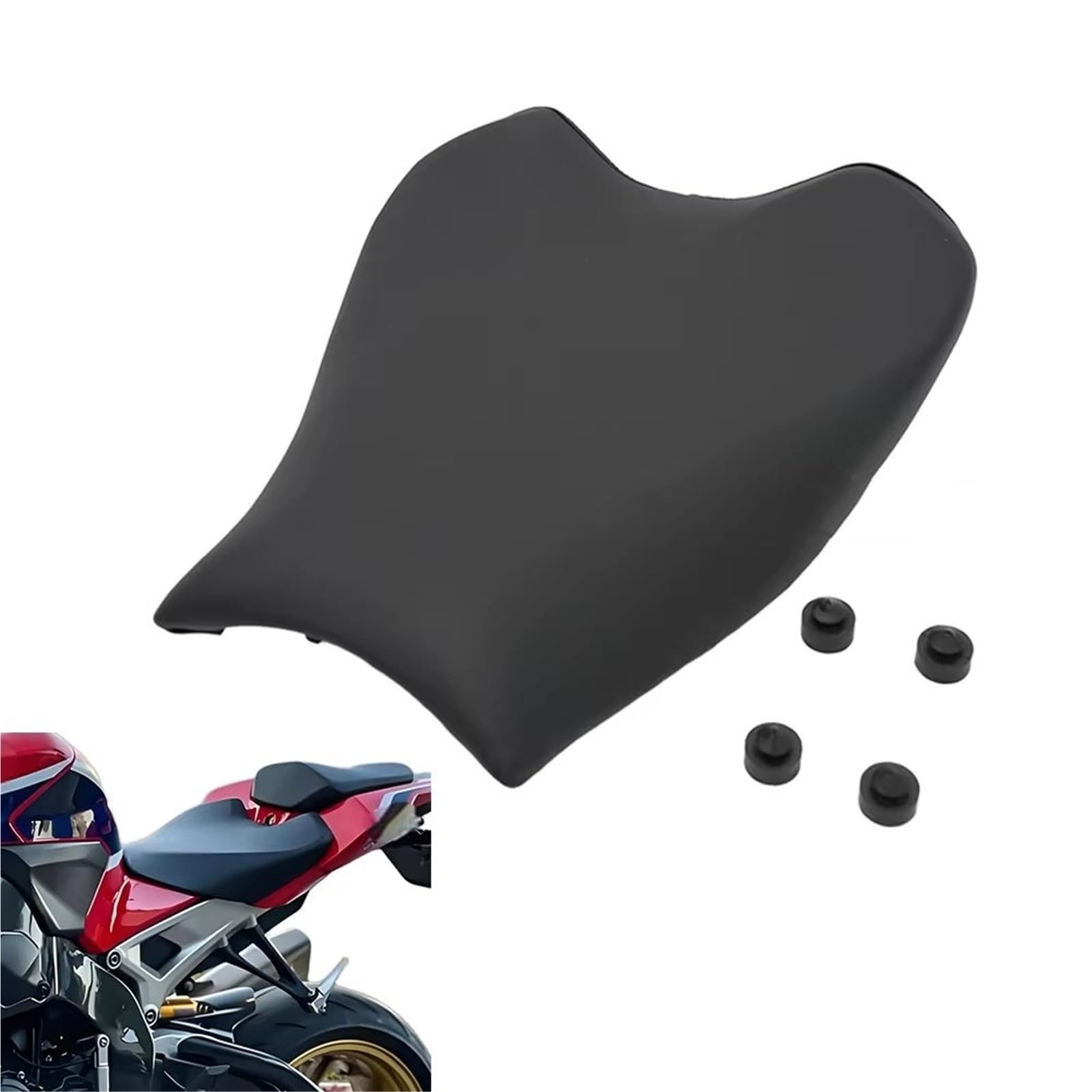 Moto Copri Sedili Per CBR1000RR Per CBR 1000 RR 2017 2018 2019 Moto Nero Anteriore Rider Cuscino del Sedile Conducente