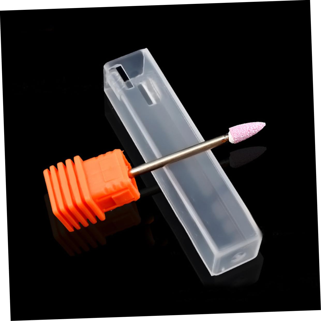 Healeved 5pièces Lot de Embouts de Ponceuse à Ongles Coniques Ronds Kit Embouts de Ponceuse pour Manucure Outils de Manucure Artistique