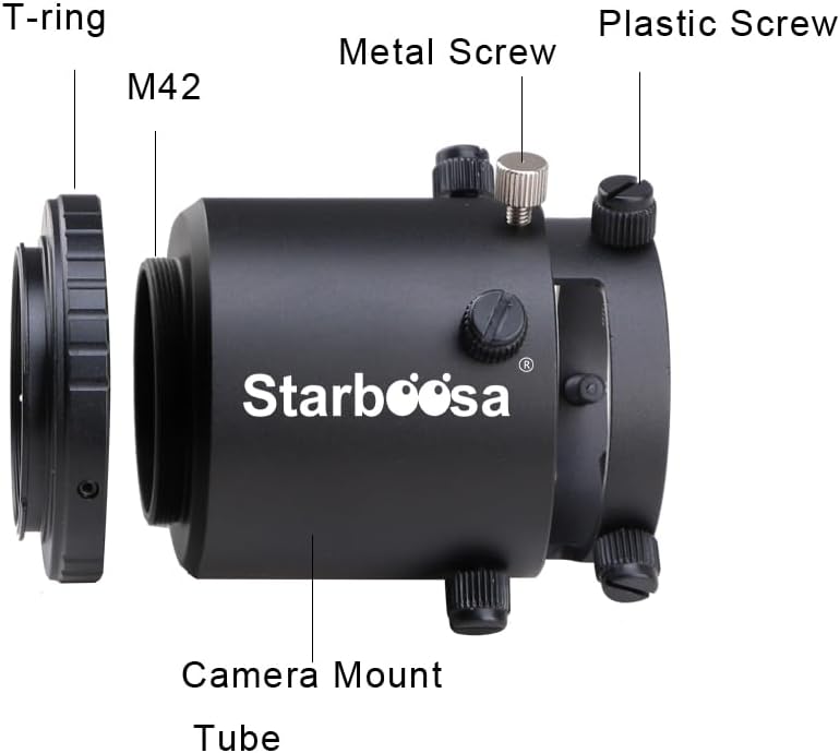 Adjustable Spotting Scope Camera Adapter Mount - Fits Canon SLR Cameras - Includes T-Ring - Perfect for Birding, Wildlife, and Astro Photography - Image 8
