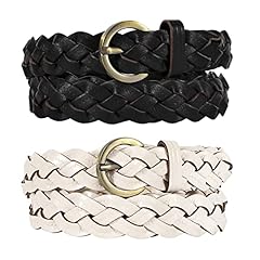 3 Brass Buckle-black+white