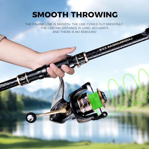 Image of 9KM DWLIFE Braided Fishing Line 8LB-120LB Dyneema Fishing Line, Zero Stretch & Anti-Bite Coating for Freshwater /Saltwater Fishing 4 /8 Strands