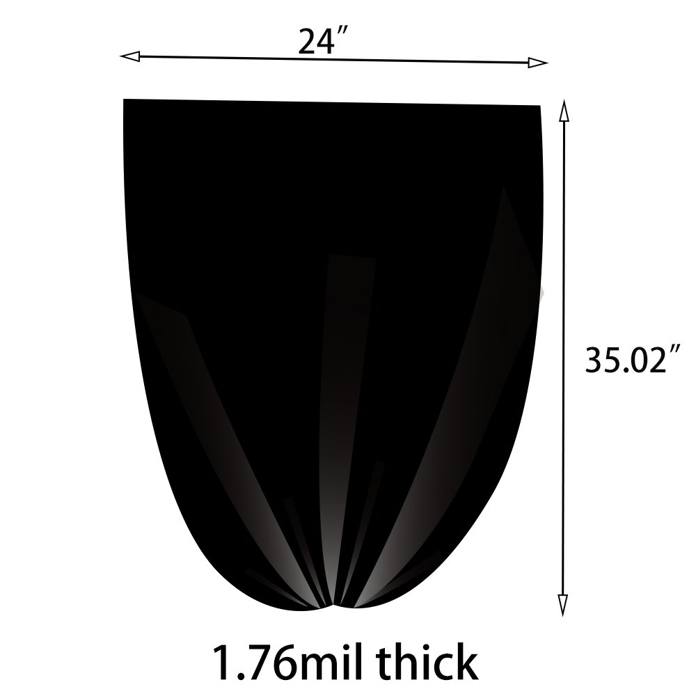 Eagrye 180 Counts Kitchen Garbage Bag, 13 Gallon Tall Kitchen Trash Bags, Black