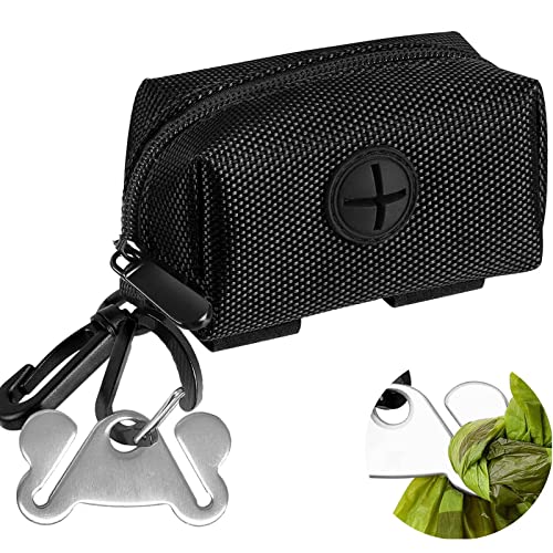 Dog Poop Bag Holder for Leash Attachment Dog Poop Bag Dispenser Dog Waste Bag Dispenser for Leash Accessory Portable Set Fit Dog Leash – Dog Poop Bags Holder & 1 Hand Free Holder Metal Carrier, Black Dog Poop Bag Holder for Leash Attachment Dog Poop Bag Dispenser Dog Waste Bag Dispenser for Leash Accessory Portable Set Fit Dog Leash – Dog Poop Bags Holder & 1 Hand Free Holder Metal Carrier, Black